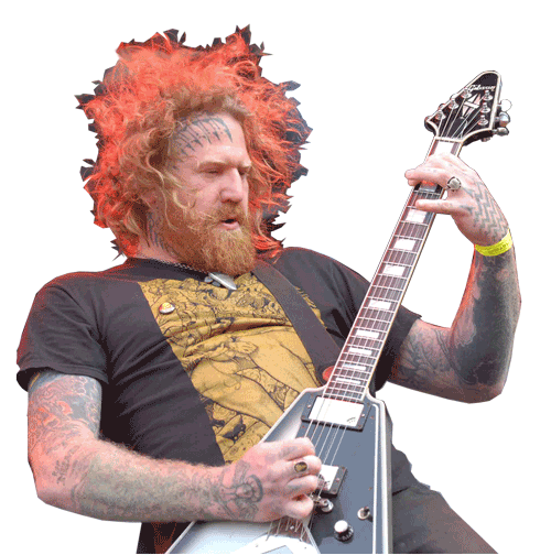 Rock to Metal Guitar Pickups Brent Hinds of Mastodon Signature Metal pickup the Hammer Claws was deigned for Brent Hinds killer rocking tone