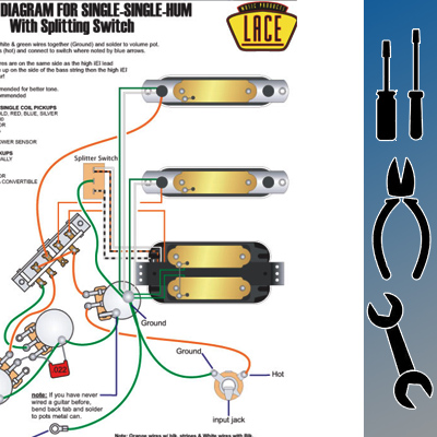 Lace Wiring Diagrams For The Fender, Lace Sensor Dually Wiring Diagram